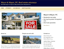 Tablet Screenshot of mayerlawpc.com